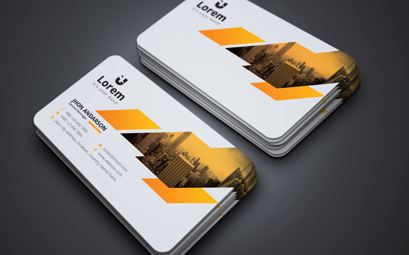 Jhon Andarson-Creative Business Card - Modelo de identidade corporativa