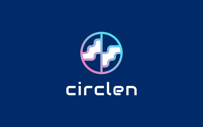 Círculo N - Modelo de logotipo Circlen