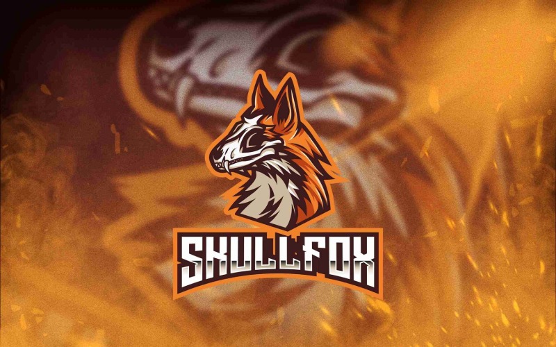 Skull Fox Esport-logotypmall