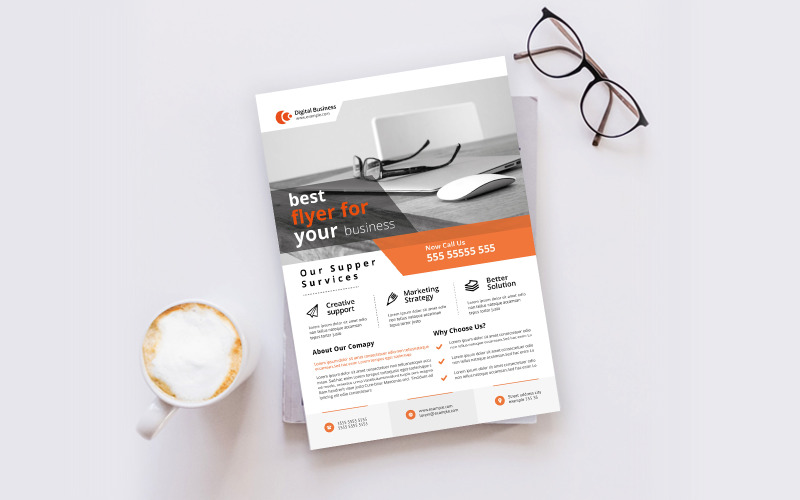 Download Фирменный стиль "Business Flyer - Corporate Identity Template" / Business Flyer - Corporate Identity Template - Фирменный стиль на тему графика template,flyer,business,modern,poster,corporate,design,a4,creative,simple,company,print,style,concept,element,sales,icon,idea,elegant,stylish