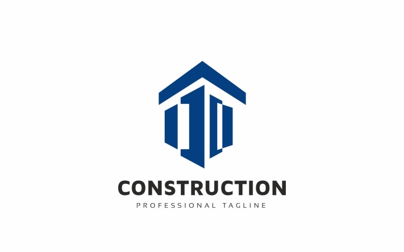 Download Шаблон логотипа "Construction Real Estate Logo Template" / Construction Real Estate Logo Template - Шаблон логотипа на тему графика brand,branding,builder,building,carpenter,construction,contractor,expertise,handyman,home,home inspection,home staging,house,landscape,neighbor,neighborhood,planning,professional,real estate,