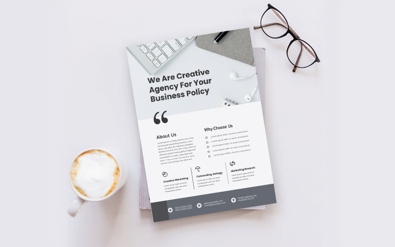 Download Фирменный стиль "Simple Flyer - Corporate Identity Template" / Simple Flyer - Corporate Identity Template - Фирменный стиль на тему графика template,flyer,business,modern,poster,corporate,design,a4,creative,simple,company,print,style,concept,element,sales,icon,idea,elegant,stylish