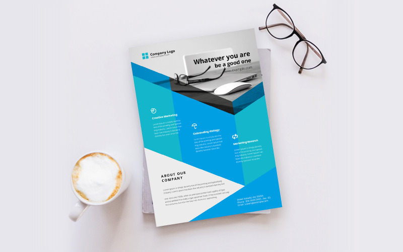 Simple Flyer - Huisstijlsjabloon