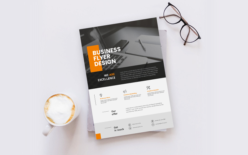 Download Фирменный стиль "Stylist Business Flyer - Corporate Identity Template" / Stylist Business Flyer - Corporate Identity Template - Фирменный стиль на тему графика template,flyer,business,modern,poster,corporate,design,a4,creative,simple,company,print,style,concept,element,sales,icon,idea,elegant,stylish