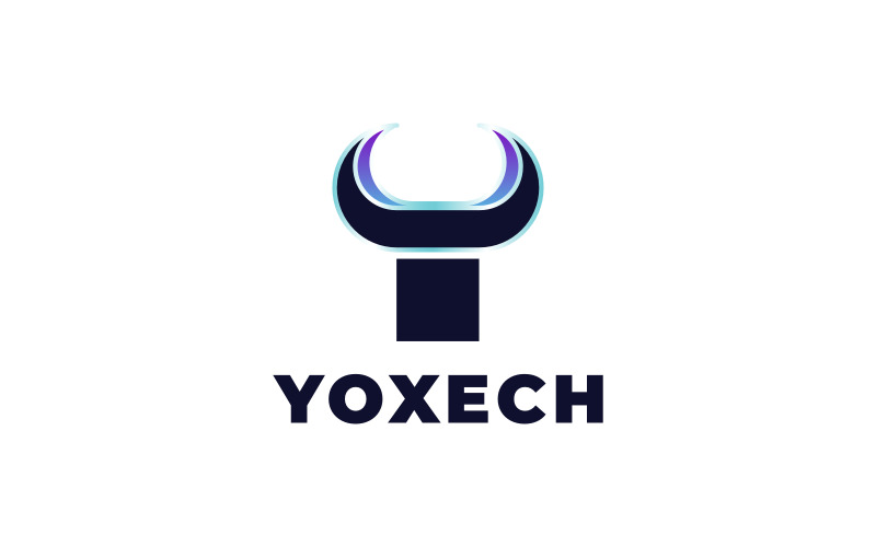 Download Шаблон логотипа "Tech Letter Y - YOXECH Logo Template" / Tech Letter Y - YOXECH Logo Template - Шаблон логотипа на тему графика letter,letter y,logo,template,web,internet,gradient,blue,vector,design,brand,identity,business,company,software,multimedia,app,application,abstract,icon