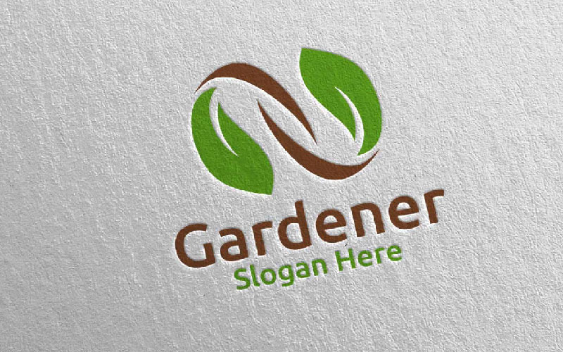 Modello di logo di Infinity Botanical Gardener 39