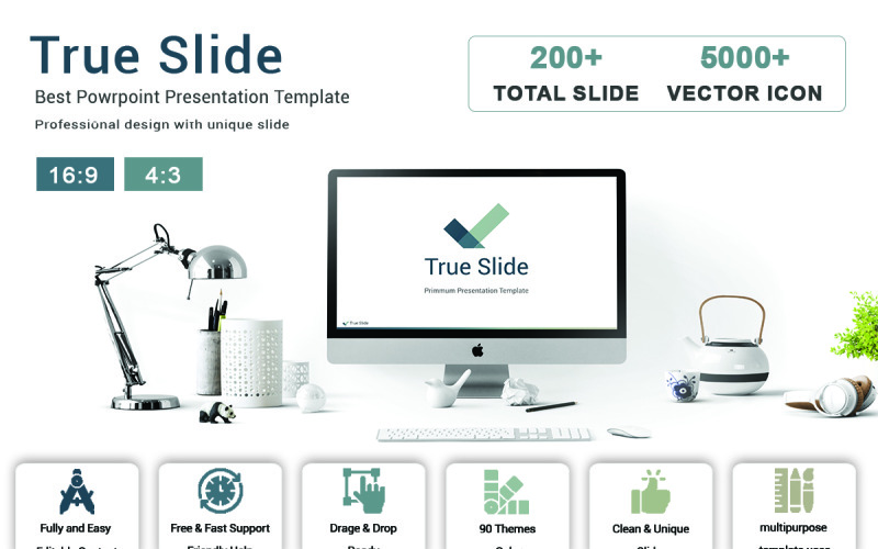 True Slide PowerPoint-sjabloon