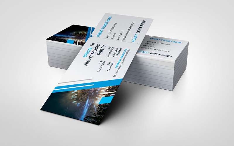 Download Фирменный стиль "04 Event Ticket - Corporate Identity Template" / 04 Event Ticket - Corporate Identity Template - Фирменный стиль на тему графика carnival,club,concert,concert tickets,conference,contemporary,editable,entrance,even ticket,event,event tickets,modern,movie,movie night,music,nightclub,party,party ticket,pattern,pretty