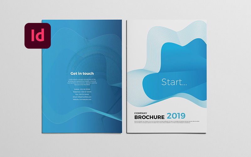 Obchodní brožura - šablona Corporate Identity