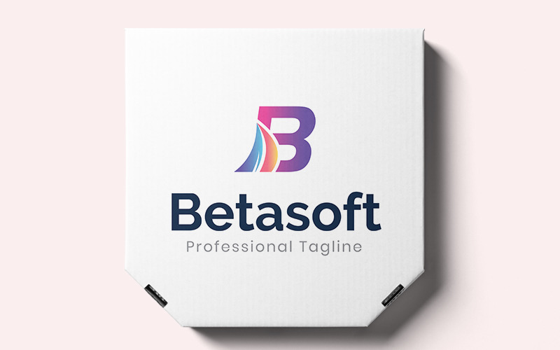 B lettera Logo modello