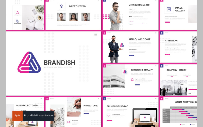 Brandish PowerPoint šablona
