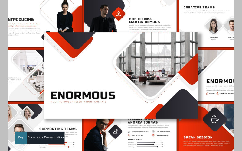 Enorme - Modello di Keynote