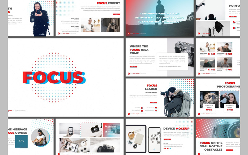 Fokus - Keynote-Vorlage