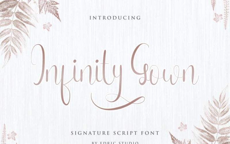 Infinity Gown字体