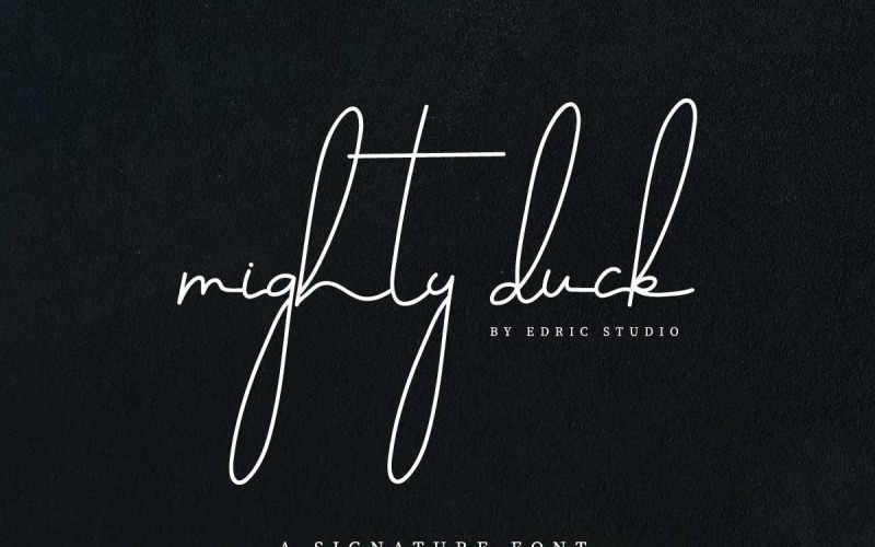Шрифт Mighty Duck