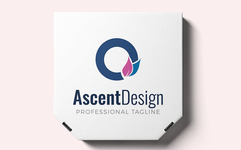 Modelo de logotipo da AscentDesign