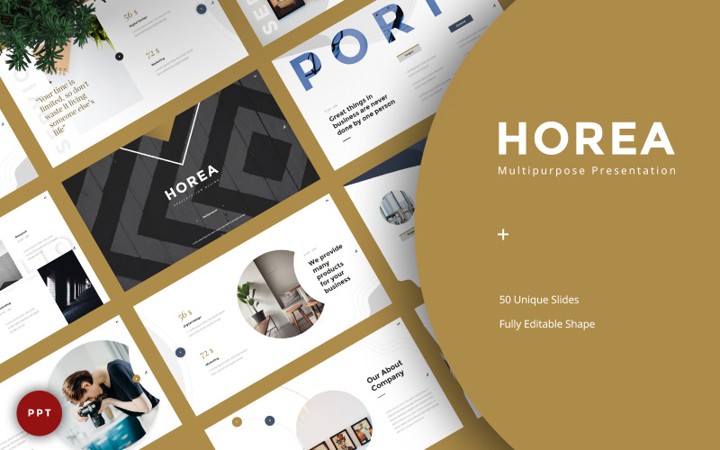 Horea - Modèle PowerPoint polyvalent