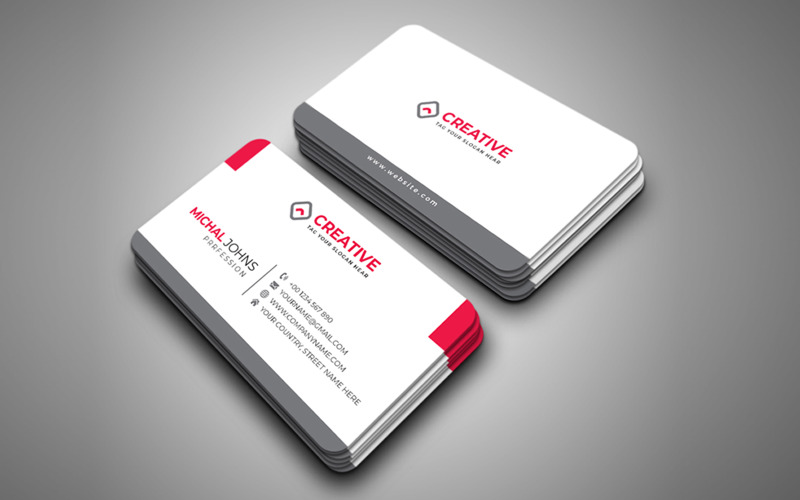 Download Фирменный стиль "Business Card - Corporate Identity Template" / Business Card - Corporate Identity Template - Фирменный стиль blue,business card,creative,design,graphic,modern,modern design,official,print ready,professional,simple,standard,web,white