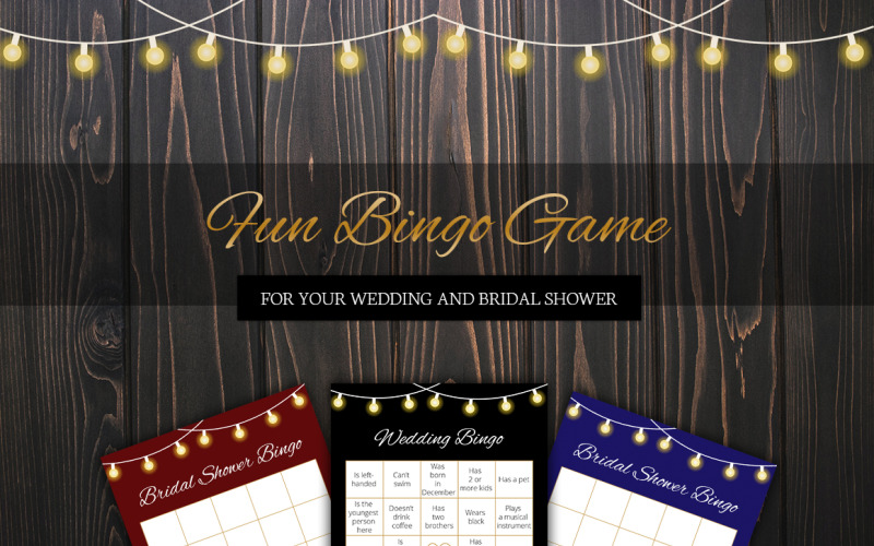 Download Фирменный стиль "Elegant Bingo Cards for Your Wedding and Bridal Shower" / Elegant Bingo Cards for Your Wedding and Bridal Shower - Фирменный стиль на тему графика wedding,bingo,game,card,craft,bridal,shower,photoshop,template,guest,vector,stylish,customizable,print,lamps,garlands,psd,fun,elegant,bundle