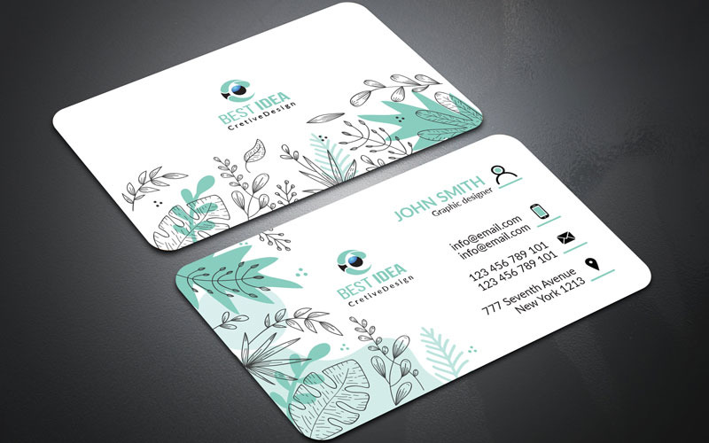 Download Фирменный стиль "Flower Business card - Corporate Identity Template" / Flower Business card - Corporate Identity Template - Фирменный стиль на тему графика abstract,art,artistic,blue,building,computer,corporate,graph,graphic,green,id,id kit,internet,logo,modern,multimedia,official,photo,play,print