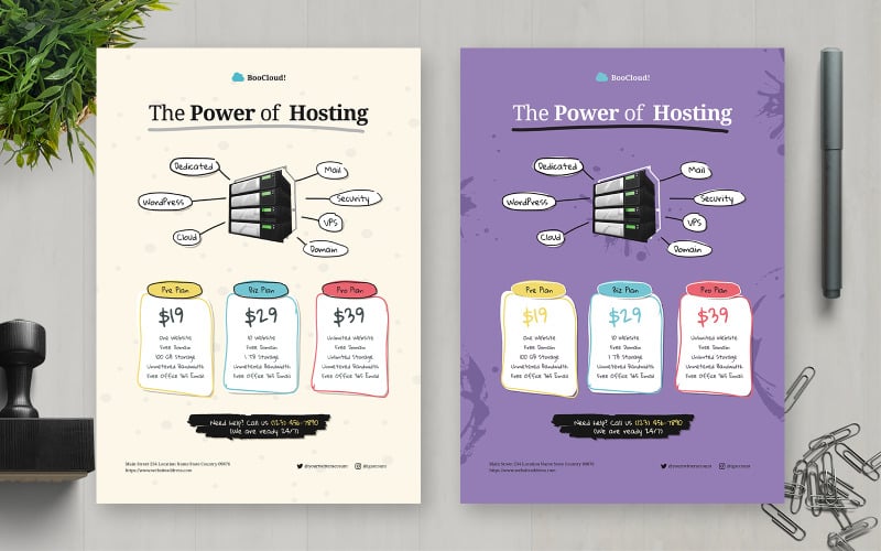 Download Фирменный стиль "Hand Drawing Hosting Flyer - Corporate Identity Template" / Hand Drawing Hosting Flyer - Corporate Identity Template - Фирменный стиль на тему графика cloud,hosting,server,dedicated,vps,network,computer,technology,domain,shared,internet,database,workstation,hand drawing