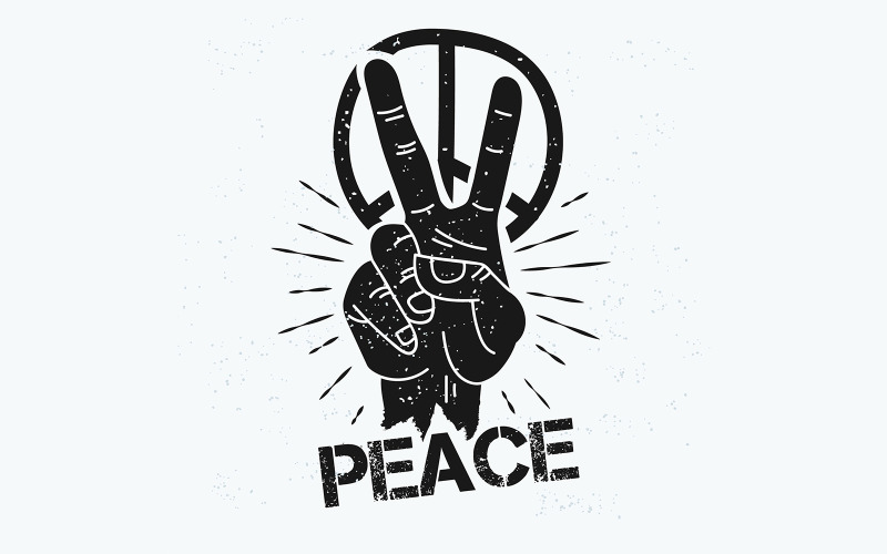 Peace Logo' Sticker | Spreadshirt