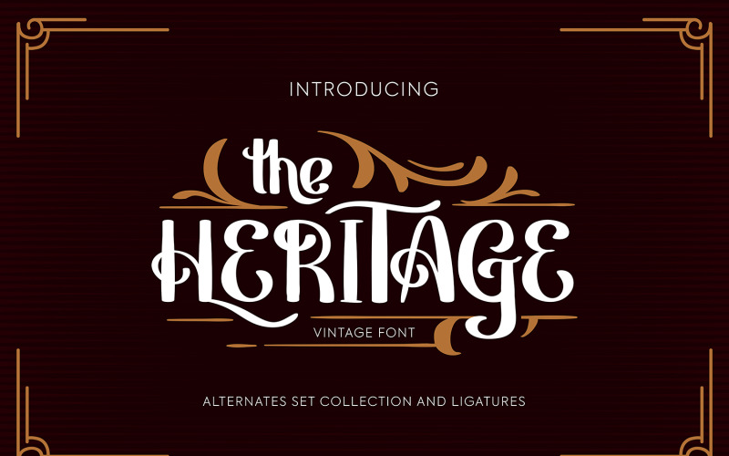 Heritage | Fonte vintage