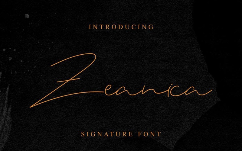 Zeanica Schriftart