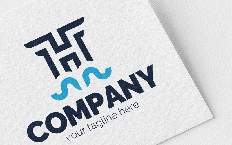 Download Шаблон логотипа "Letter H Above the Clouds Logo Template" / Letter H Above the Clouds Logo Template - Шаблон логотипа на тему графика letter h,clouds,height,stability,leader,building,skyscraper,business,finance,real estate,sign,minimalism,one color,two colors,emblem