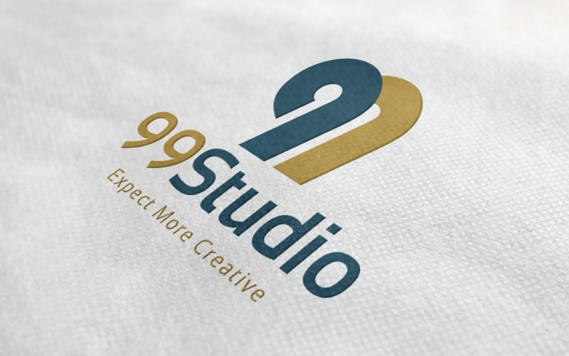 Download Шаблон логотипа "99 Studio Logo Template" / 99 Studio Logo Template - Шаблон логотипа на тему графика 99,logotype,creative,multimedia,movie studio,film studio,studio,shop,apps,numeric,audio studio,audiotech,digital,agency,software,technology,tech,entertainment,club,media
