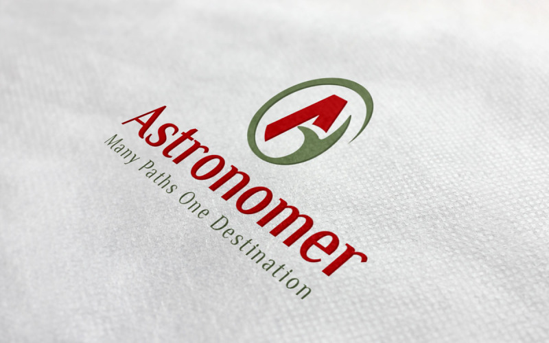 Download Шаблон логотипа "Astronomer Logo Template" / Astronomer Logo Template - Шаблон логотипа на тему графика logo design,business logo,element,creative,corporate,company,design,template,identity,logo,graphic,apps,brand,text,type,typography,typo,branding,initial,letter a