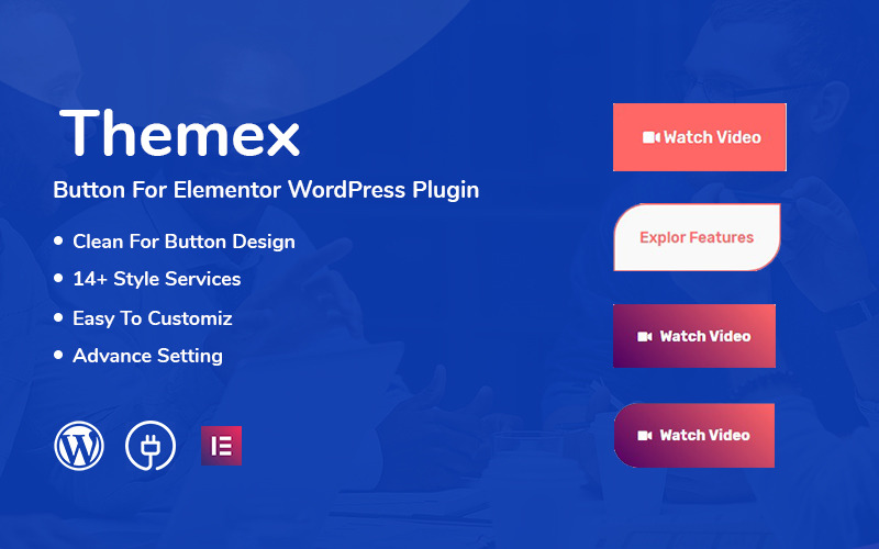 Elementor WordPress插件的Themex按钮