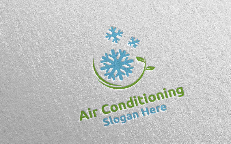 Download Шаблон логотипа "Green Snow Air Conditioning and Heating Services 32 Logo Template" / Green Snow Air Conditioning and Heating Services 32 Logo Template - Шаблон логотипа на тему графика air,air conditioning,cool,heat,snow,heating,technician,installation,hot,hotness,house,logo,repair,firm,service,warm,brand,business,company,fresh