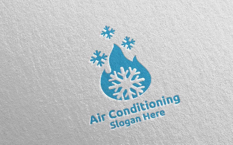 Download Шаблон логотипа "Hot Snow Air Conditioning and Heating Services 29 Logo Template" / Hot Snow Air Conditioning and Heating Services 29 Logo Template - Шаблон логотипа на тему графика air,air conditioning,cool,heat,snow,heating,technician,installation,hot,hotness,house,logo,repair,firm,service,warm,brand,business,company,fresh