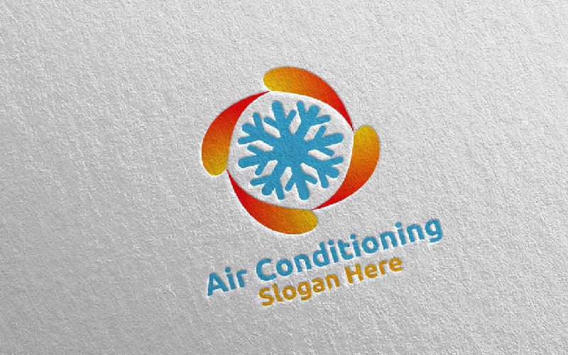 Download Шаблон логотипа "Snow Air Conditioning and Heating Services 38 Logo Template" / Snow Air Conditioning and Heating Services 38 Logo Template - Шаблон логотипа на тему графика air,air conditioning,cool,heat,snow,heating,technician,installation,hot,hotness,house,logo,repair,firm,service,warm,brand,business,company,fresh