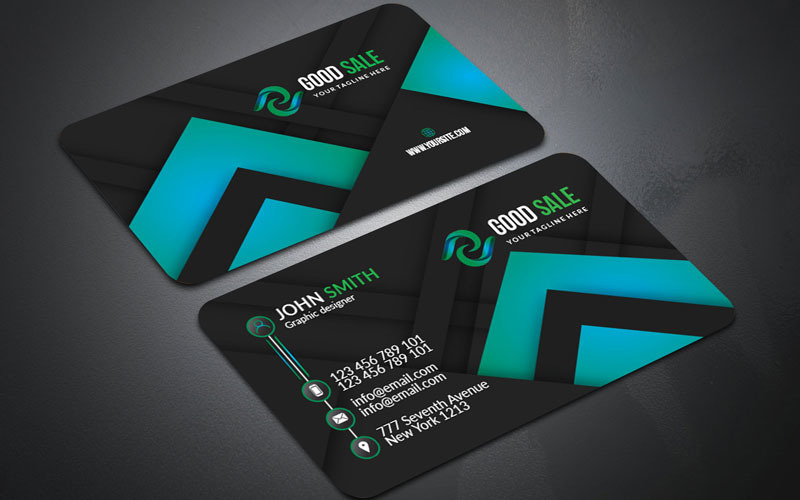 Download Фирменный стиль "Stylish business card - Corporate Identity Template" / Stylish business card - Corporate Identity Template - Фирменный стиль на тему графика abstract,art,artistic,blue,building,computer,corporate,graph,graphic,green,id,id kit,internet,logo,modern,multimedia,official,photo,play,print