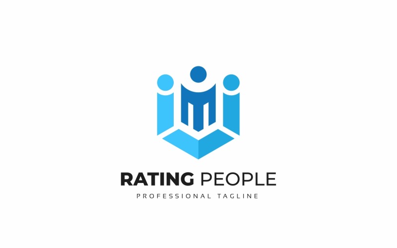 Bewertung People Logo Vorlage