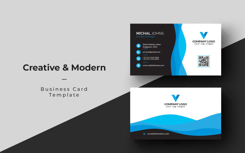 Download Фирменный стиль "Business Cards - Corporate Identity Template" / Business Cards - Corporate Identity Template - Фирменный стиль на тему графика business card template,business card,business card design,business card psd,business card minimal,abstract,art,black and white,blue,blue business,card,clean,color,colorful,cool,corporate,crea