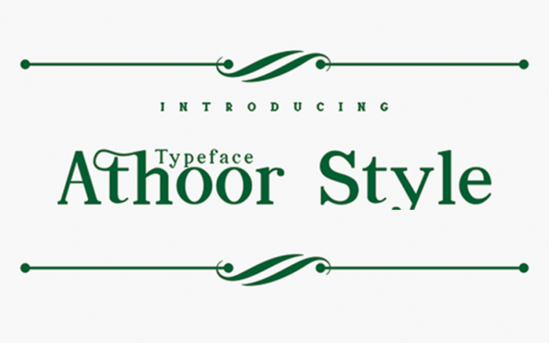 Download Шрифт "Athoor Style Font" / Athoor Style Font - Шрифт на тему графика modern,clean,displayfont,modernfont,alffabeth,bold,classic