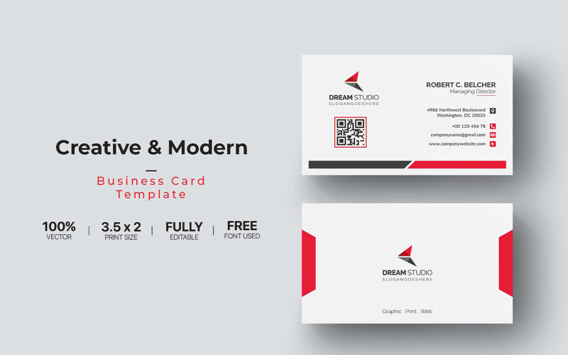 Cartes de visite - Modèle d'identité d'entreprise