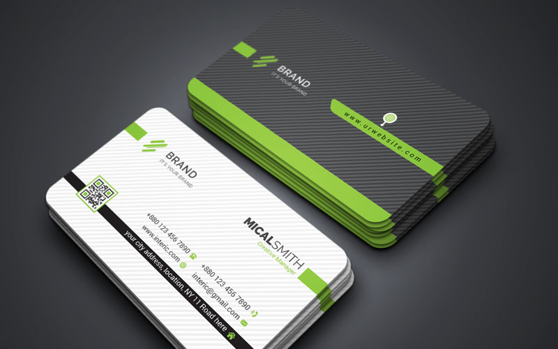 Download Фирменный стиль "Minimalist Business Card - Corporate Identity Template" / Minimalist Business Card - Corporate Identity Template - Фирменный стиль на тему графика flyer,corporate,corporate,creative,flyer,travel,business,card,card,liflet,computer,internet,stationery,id,kit,blue,hi-quality,official,symple,green