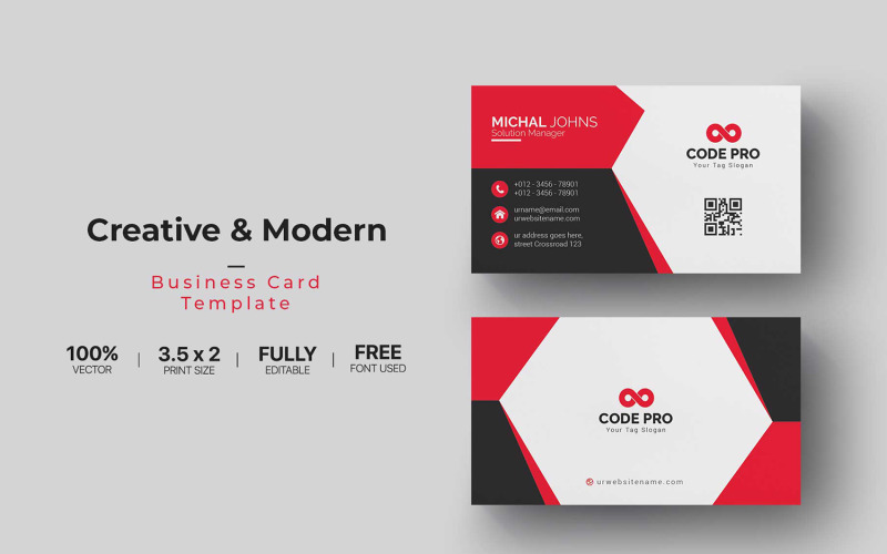 Download Фирменный стиль "Modern Professional Business Cards - Corporate Identity Template" / Modern Professional Business Cards - Corporate Identity Template - Фирменный стиль business,card,template,abstract,logo,modern,company,office,presentation,business card,corporate,identity,stationery,corporate identity,folder,brochure,branding,cover,catalog,brand