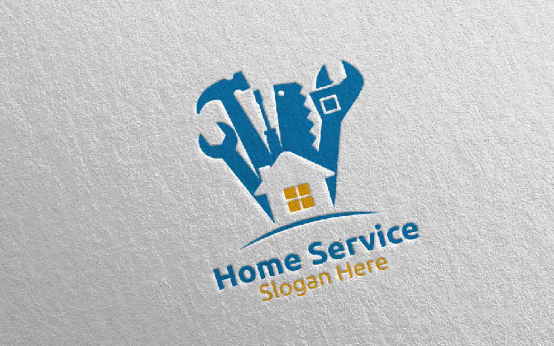 Real Estate and Fix Home Repair Services 11 Logo Template