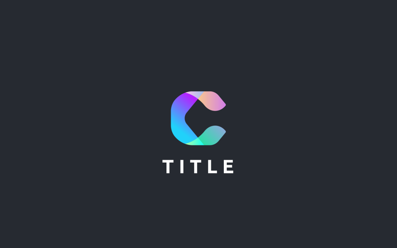 Download Шаблон логотипа "C Logo Template" / C Logo Template - Шаблон логотипа на тему графика c logo