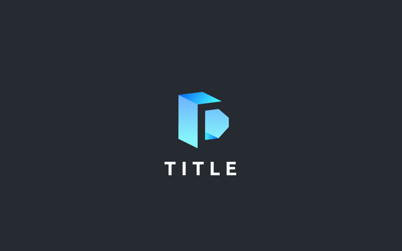 Download Шаблон логотипа "D Logo Template" / D Logo Template - Шаблон логотипа на тему графика d logo,3d