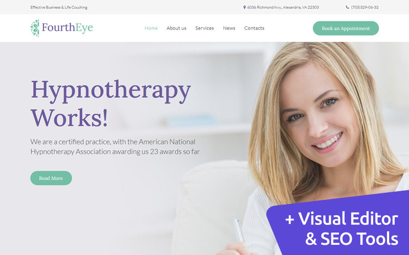 FourthEye - Therapy Services Moto CMS 3-sjabloon