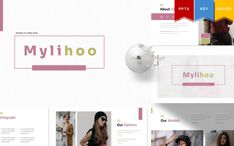 Mylihoo | Шаблон PowerPoint