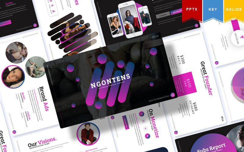 Ngonten | Szablon programu PowerPoint
