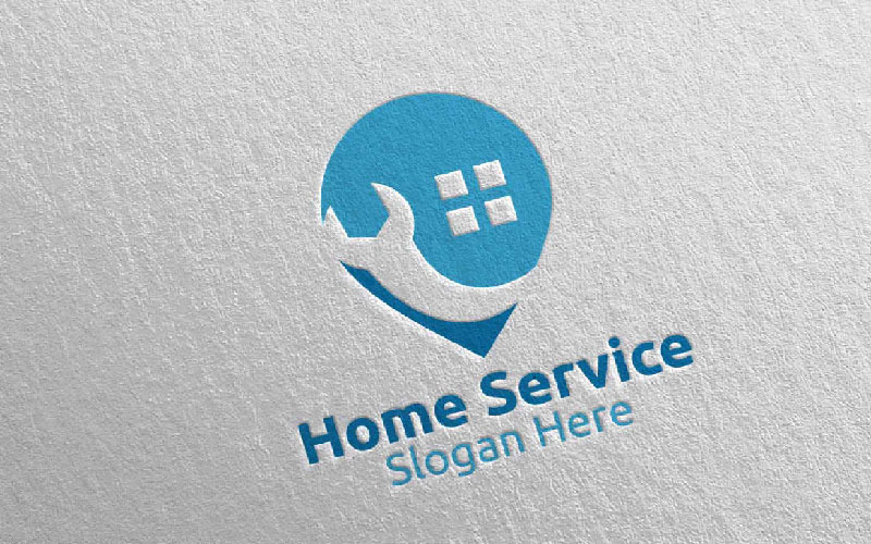 Download Шаблон логотипа "Pin Real Estate and Fix Home Repair Services 23 Logo Template" / Pin Real Estate and Fix Home Repair Services 23 Logo Template - Шаблон логотипа на тему графика fix,air conditioning,construction,electrical,fire,heating,home,pipe,plumbing,service,real estate,handyman,tool,logo,painting,renovation,repair,solution,solutions,technician