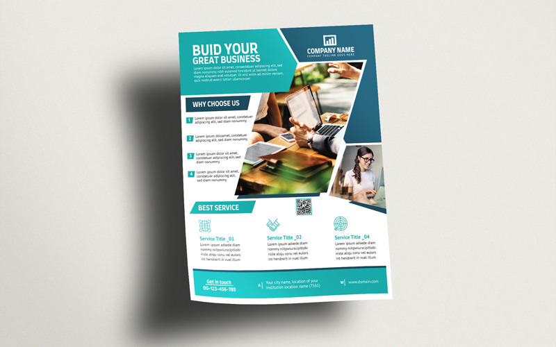 Download Фирменный стиль "Business Flyer (Editable) - Corporate Identity Template" / Business Flyer (Editable) - Corporate Identity Template - Фирменный стиль a4,ad,agency,builder,bundle,business,clean,coaching,company,concept,consulting,corporate,creative,design,digital,flyer,flyers,marketing,modern,multipurpose